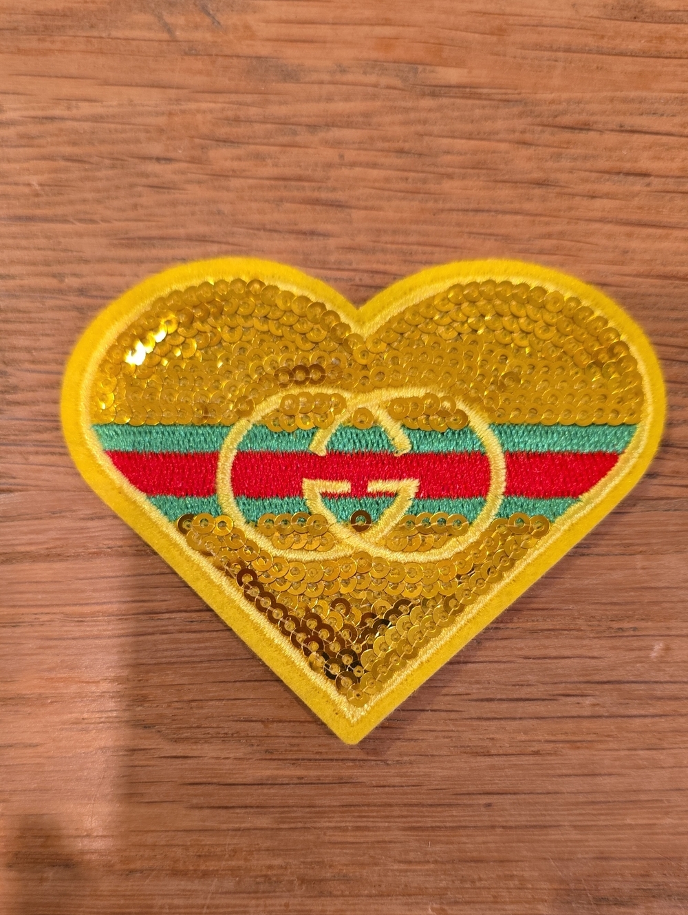 Heart Iron On Patch - Picture 1 of 4